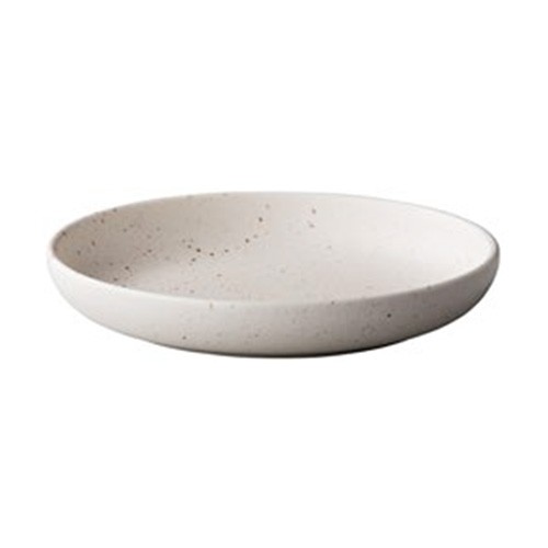 PLATE DEEP DIAM. 23.5CM. TINTO MATT WHITE Q AUTHENTIC