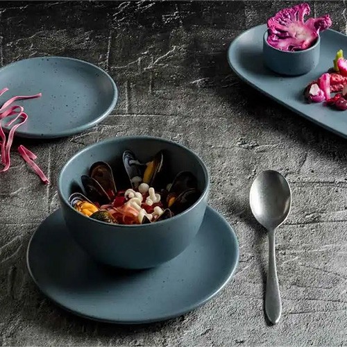 Kom diam. 10cm. inh. 16,6cl. Tinto mat donkergrijs Q Authentic