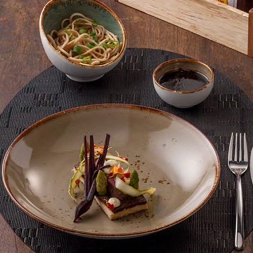 PLANCHE OVALE DIM. 30X25,5CM. SABLE Q AUTHENTIQUE