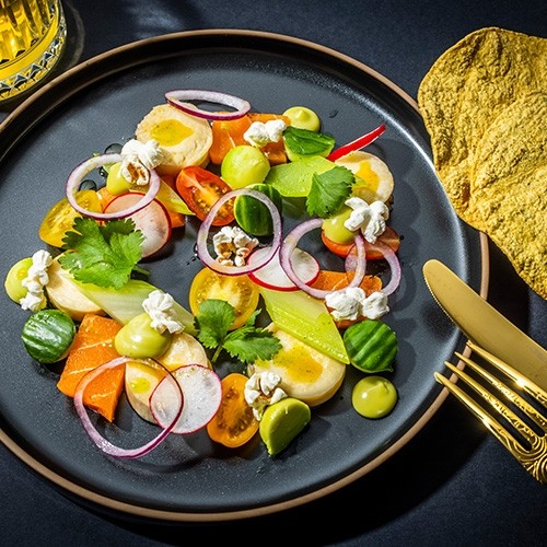 Bord Stapelbaar diam. 20cm. Japan zwart Q Authentic