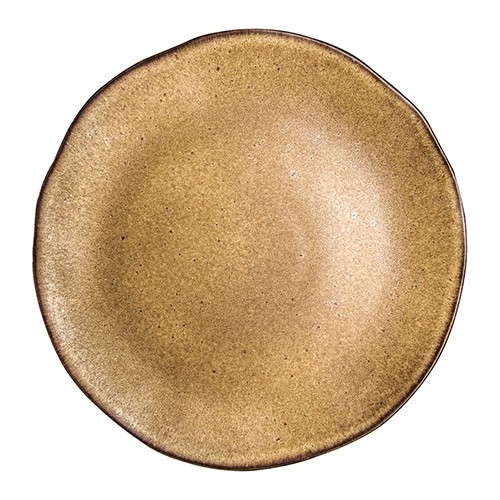 PLATE DIAM. 28.5CM. STONEBROWN Q AUTHENTIC