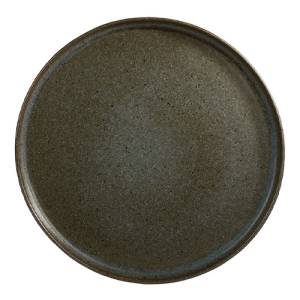Bord opstaande rand diam. 26,5cm. Stonegreen Q Authentic