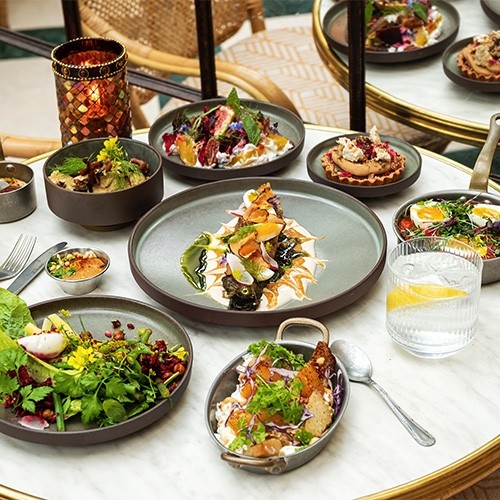 BUFFET PLATE HIGH DIAM. 17.2CM. INH. 1.6LTR. FOREST Q AUTHENTIC