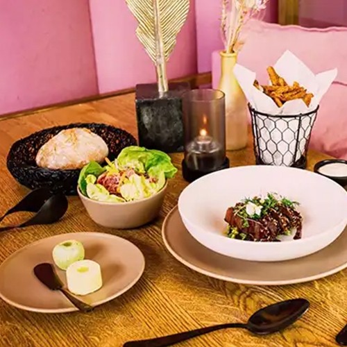 COUPE-TELLER DURCHM. 28CM. HYGGE BROWN Q AUTHENTISCH