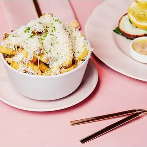 Coupebord diam. 28cm. Hygge wit Q Authentic