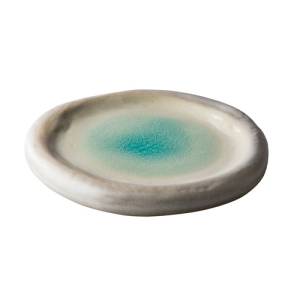 Bord laag diam. 25cm. hgt. 3cm. Blue Lagoon Q Authentic