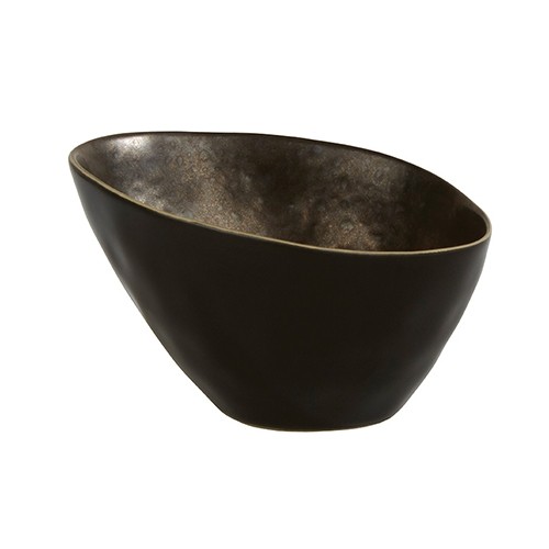 KOMMEN SIE TIPPEN DURCHM. 15CM. INH. 42,5 CL. AZTEKISCHES HALBMATTES KUPFER