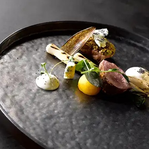 KOMMEN SIE TIPPEN DURCHM. 15CM. INH. 42,5 CL. AZTEKISCHES HALBMATTES KUPFER