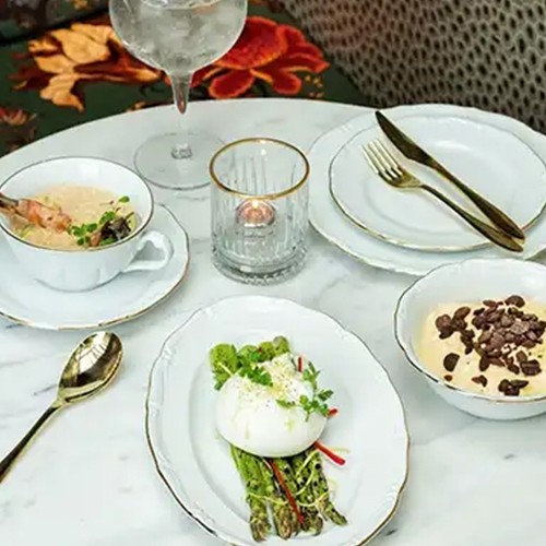 Soepkopschotel diam. 17cm. gold Maria Theresa Q Basic