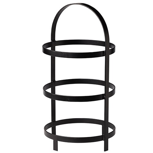 SETAGERE 3-LAYER DIM. 26.5X45.5CM. BLACK