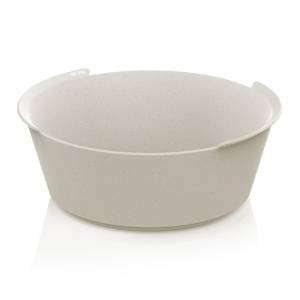CirculBowl cb1200 afm. 183x183x68,5mm. inh. 1200ml. Beige Graphite polypropyleen doos á 38 stuks