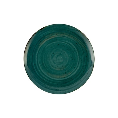 COUPE BORD S DIAM. 21CM. SATURNO NATURE COLOR SPRINKLED PETROL