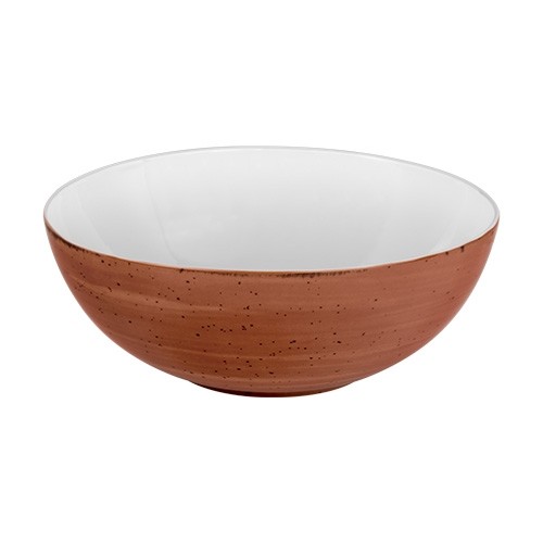 Schaal Universal l diam. 15cm. Saturno Nature kleur sprinkled brown