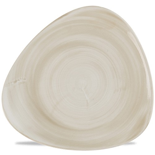 COUPE BOARD TRIANGULAR DIAM. 27CM. STONECAST CANVAS NATURAL CHURCHILL