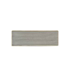 Bord rechthoekig afm. 25x9cm. Stonecast Peppercorn Grey Churchill
