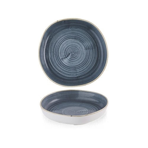 Bord opstaande rand diam. 20cm. hgt. 4,5cm. Stonecast Blueberry Churchill