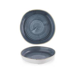 Bord opstaande rand diam. 20cm. hgt. 4,5cm. Stonecast Blueberry Churchill