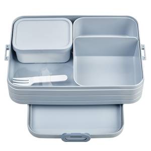 Lunchbox bento tab Large afm. 255x170x65mm. Nordic blue - Mepal