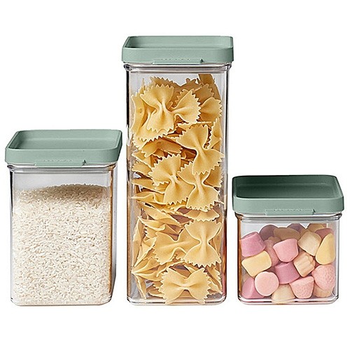 AUFBEWAHRUNGSBOX OMNIA SET 3-TEILIG NORDIC SAGE - MEPAL