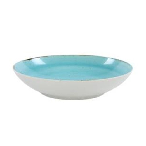 COUPE-TELLER TIEF L DURCHM. 24CM. SATURNO NATURFARBE BLAU