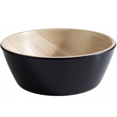 SCALE DIAM. 20CM. HGT. 7.5CM. MELAMINE COLOR BEIGE/BLACK