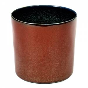 TASSE CONT. 23CL. COULEUR ROUILLE / BLEU FONCÉ TERRES DE REVES SERAX