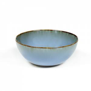 Kom s diam. 10,8 cm. h. 5 cm. kleur smokey blue terres de reves Serax