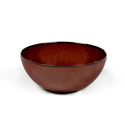 BOL S DIAM. 10,8 cm. H. 5CM. COULEUR ROUILLE TERRES DE REVES SERAX