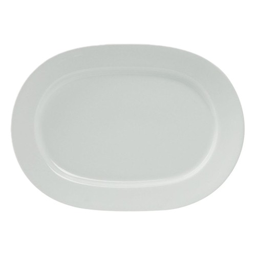 Schaal ovaal afm. 40x28cm. Ocean kleur wit Nova