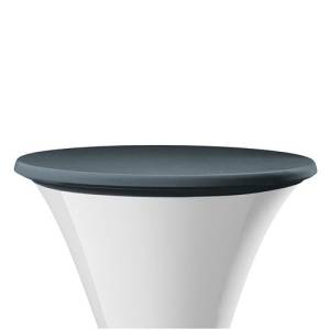 Topcover hospitality stretch diam. 85cm. Antraciet