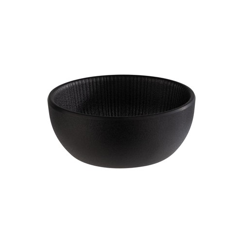 Schaal diam. 8,5cm. hgt. 3,5cm. melamine zwart Nero