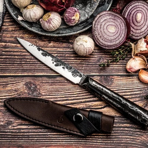 Lederen hoes Universeel mes Leather Forged