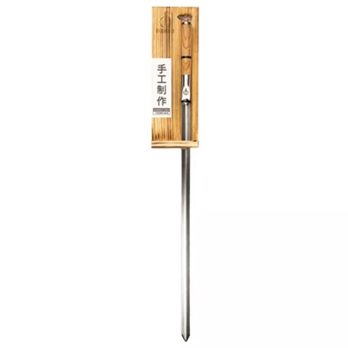 Spies v-vorm lgt. 70cm. rvs Churrasco Forged