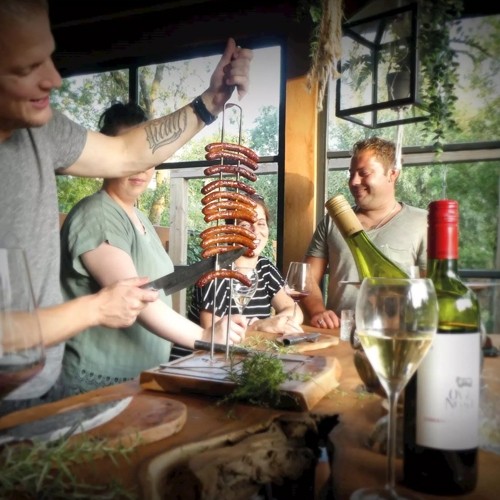 Vorkspies lgt. 60cm. rvs Churrasco Forged