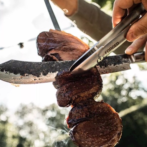 Grijptangen set a 4 stuks rvs Churrasco Forged