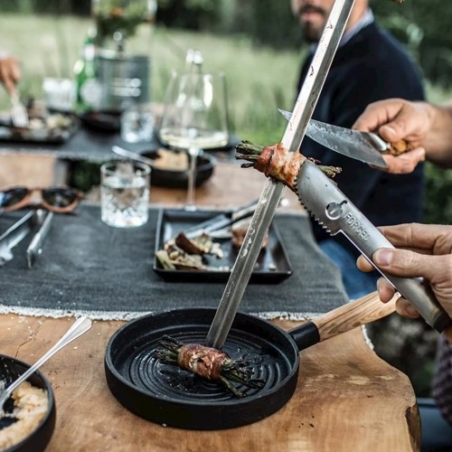 Serveerpan diam. 31,5cm. gietijzer Churrasco Forged