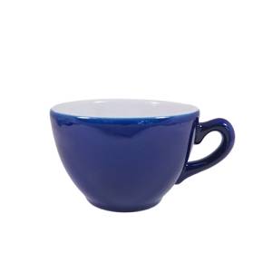 Cappuccinokop inh. 18cl. Pisa kleur Kobalt blauw Nova
