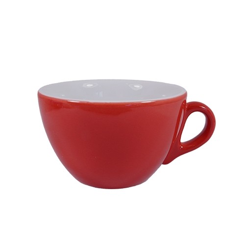 Größe der Cappuccino-/Suppentassen. 28CL. ROMA FARBE ROT NOVA