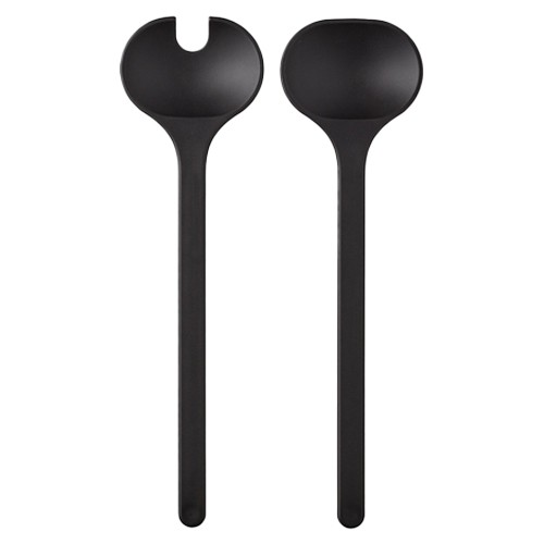 SALATBESTECK 2-TEILIG SILUETA NORDIC SCHWARZ MEPAL