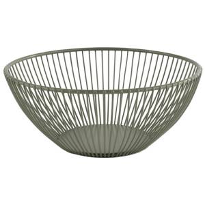 Draadmand afm. 20x20x8cm. donkergroen metaal