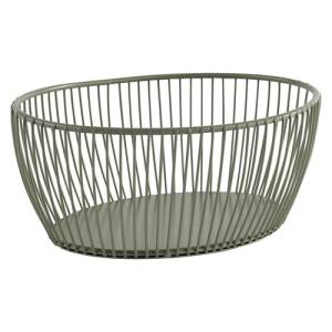 DRAHTKORBGRÖSSE 20X15X8CM. DUNKELGRÜNES METALL