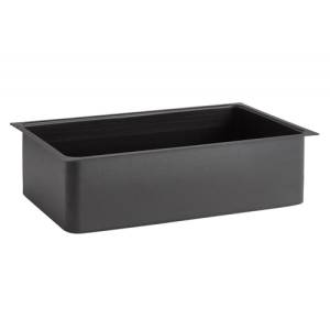 Inzet presentatiebak 1/1gn. hgt. 14cm. zwart polystyreen Valo