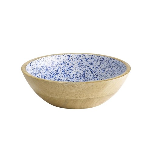 SCHÜSSEL HOLZ DURCHM. 24CM. MANGO