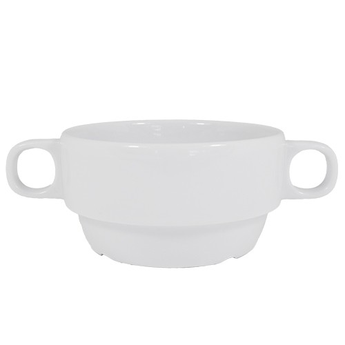 SUPPENBECHER EUROPA INHALT. 25CL. 2-OHREN NOVA FARBE WEISS