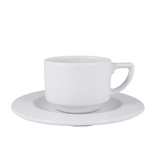 Espressoschotel diam. 13cm. Raio kleur wit Nova