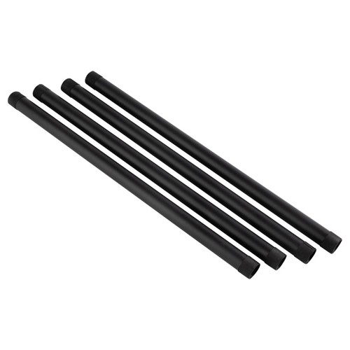 ROHRE FÜR LADESTATION SET A 4 STÜCK SCHWARZES METALL