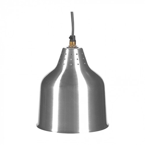 WÄRMELEUCHTE DURCHM. 18CM. HG T. 26-126CM. 230V/250W SILBERNES ALUMINIUM