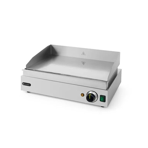 Bak-/grillplaat glad Profi Line afm. 55x42x24cm. 230v/2400w Hendi