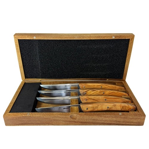Giftbox steakmes 4-delig GRADESº by Joris Bijdendijk rvs 18/0
