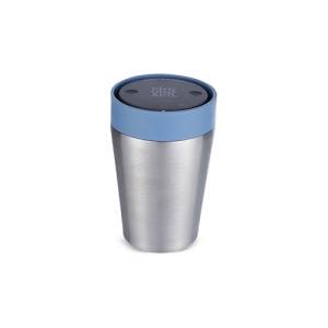 Drinkbeker circulare cup inh. 227ml. rvs & Rockpool Blue